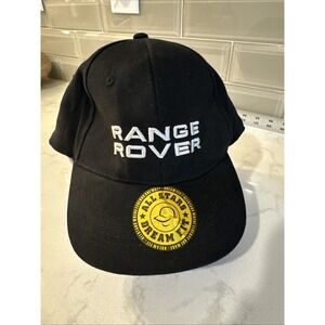 Land Rover Range Rover Black All Stars Dream Fit Baseball Cap Hat Size M/L New